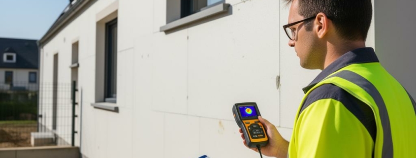 Expert Certinergie préparant l'inspection énergétique d'une maison au Luxembourg