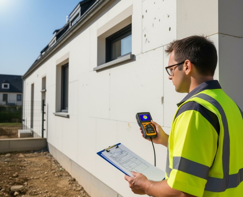 Expert Certinergie préparant l'inspection énergétique d'une maison au Luxembourg